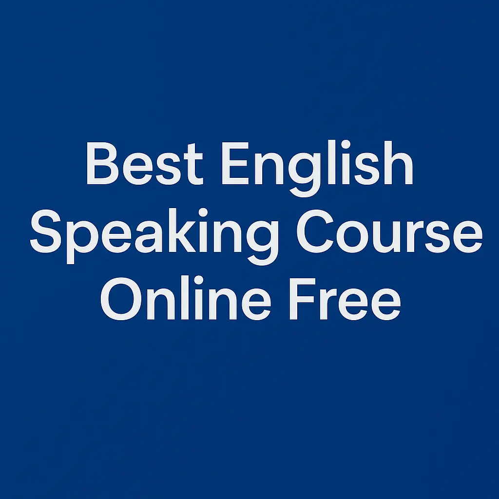 Best English speaking course online free in 2025